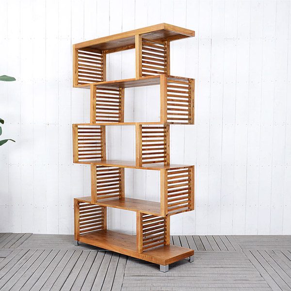 Indoor Mahogany Dili Curly Bookcase fix
