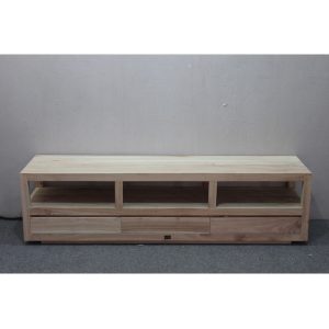 Indoor mahogany Dune TV stand