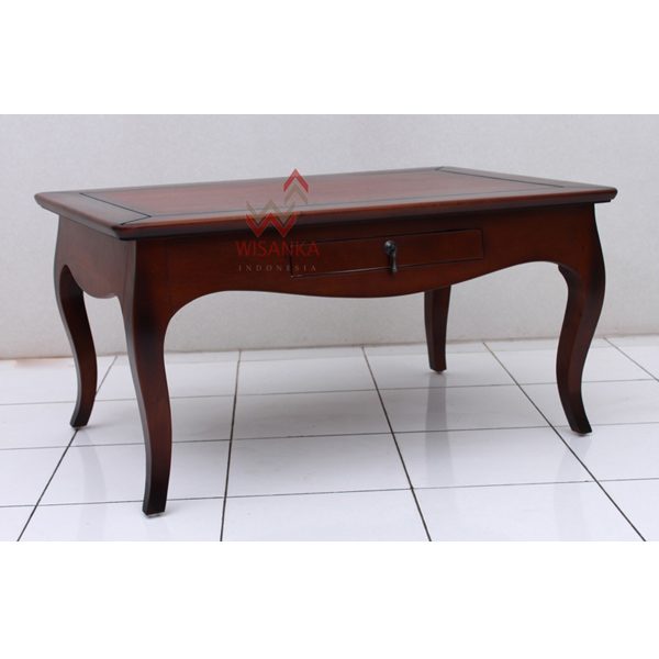 Indoor mahogany Luna Coffee Table