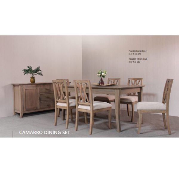 camarro dining set indoor mahogany