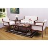 Indoor Mahogany Camurri Living Set