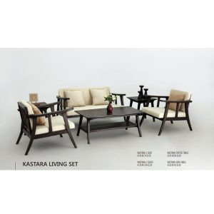 Indoor Mahogany Kastara Living Set