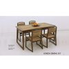 Kokida Dining Set indoor mahogany