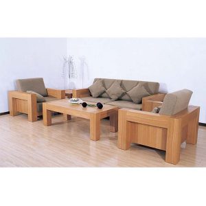 Indoor Mahogany Salvador Living Set