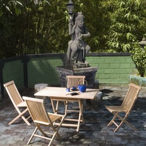 CLS 02-Classic rectangular folding table set