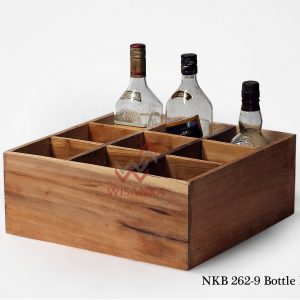Wooden Bottle Rack