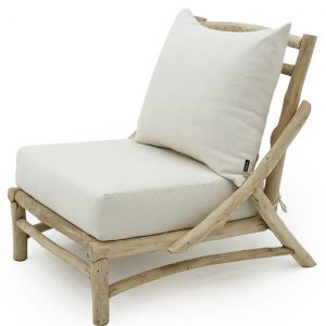 Aksa 1 seater teak branch furniture