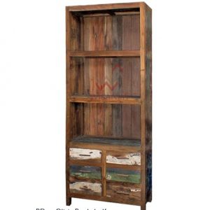 Olivia Boat Wood Bookshelf