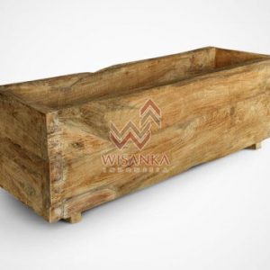 Wooden Long Planter Kasse