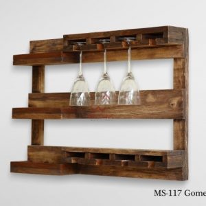 Gomez Wooden Wine Rack