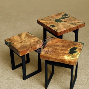 Leon Wooden Stool