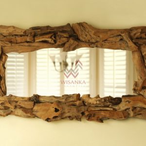 Bali Wooden Mirror