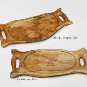 Drogon and Letto Wooden Tray