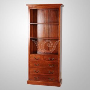 Morgan Bookcase 5 Drawer