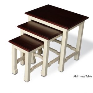 Alvin Nest White Table